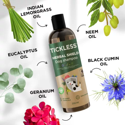 Tickless® Herbal Shield Dog Shampoo for Long Walks